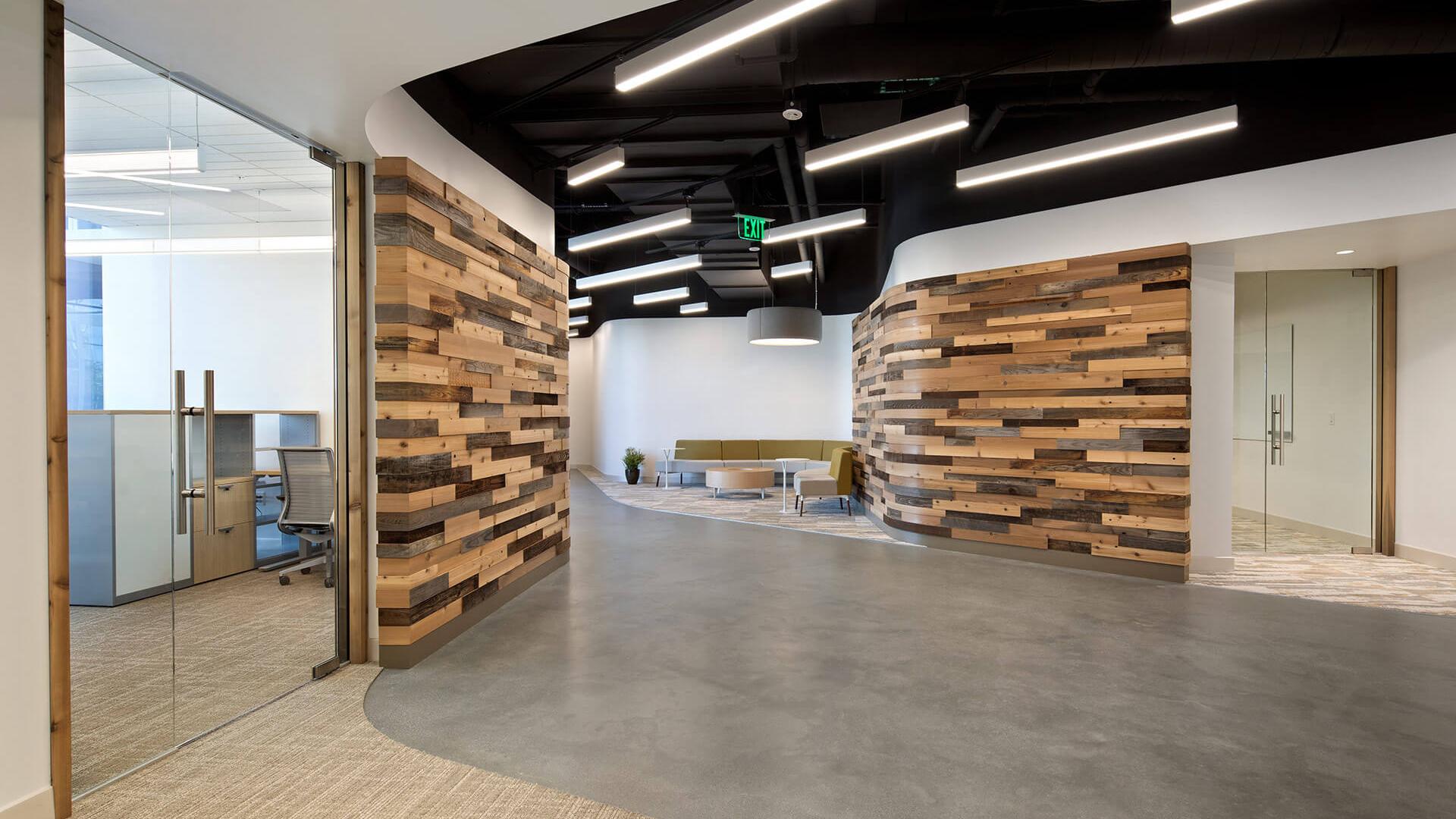 curving forms with reclaimed wood