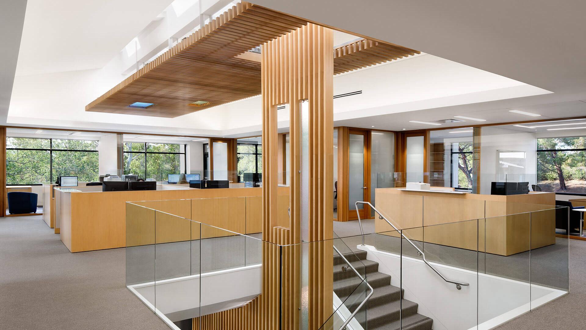 Second floor offices