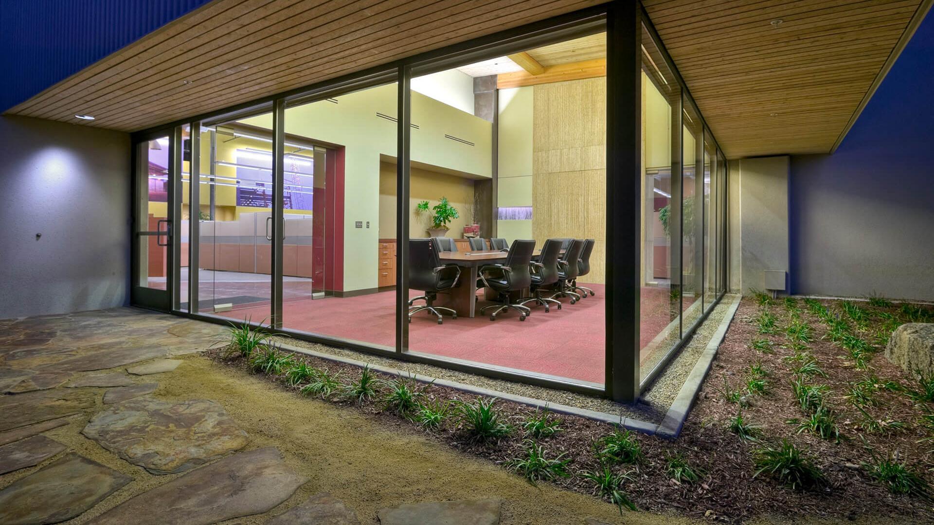 Conference room from exterior