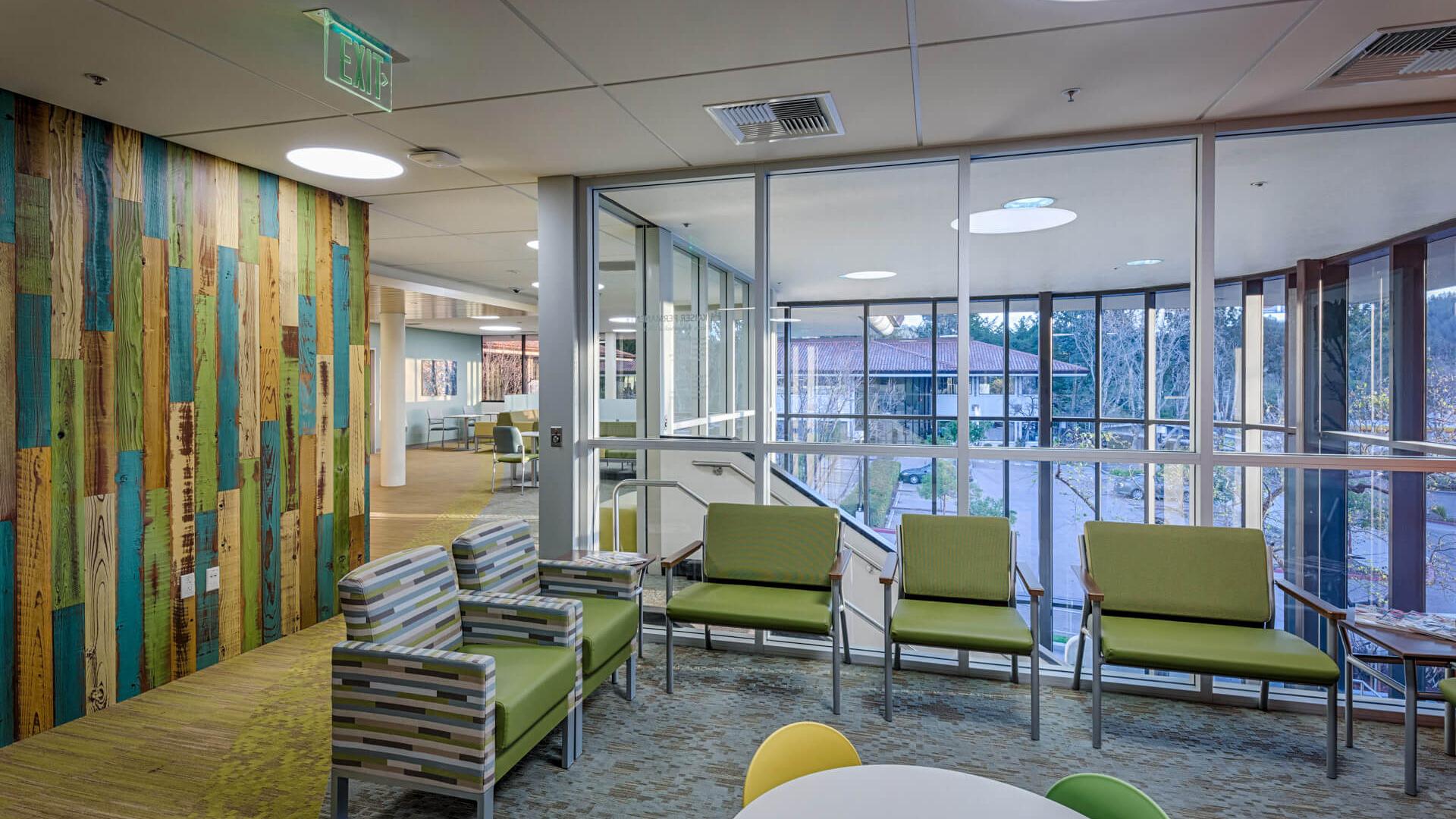 Scotts Valley waiting with natural light and views to the outdoors