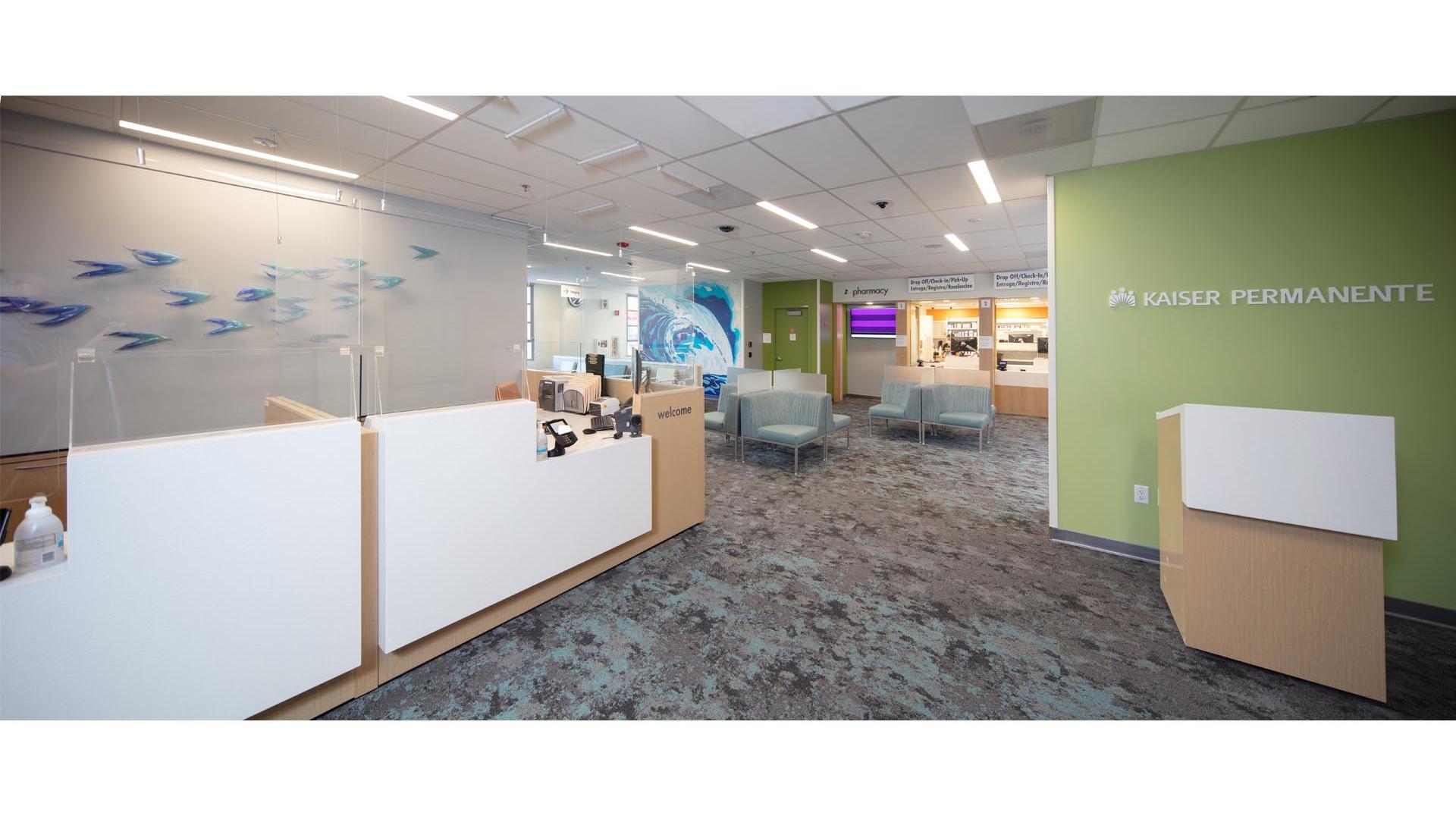 reception/ greet desk