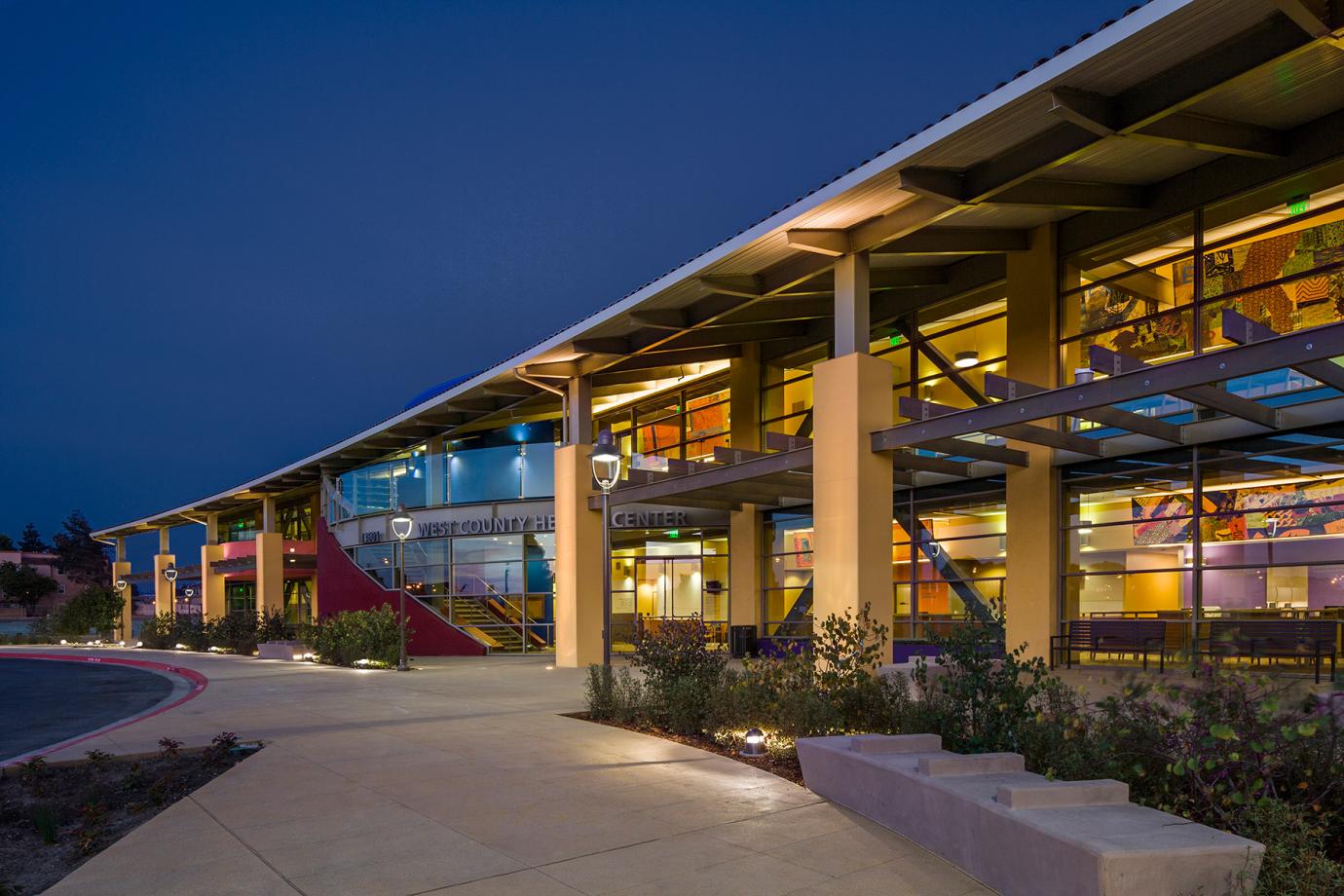 A 235 foot long “front porch” invites the community to congregate